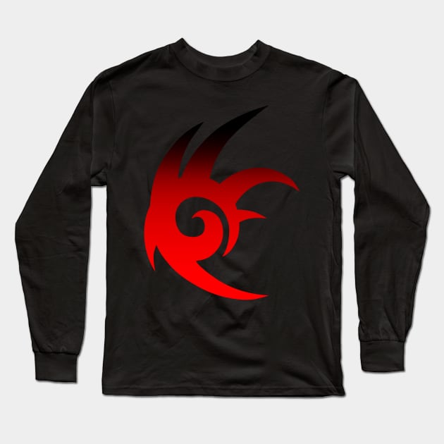 Shadow the Hedgehog Symbol Long Sleeve T-Shirt by JacCal Brothers